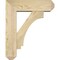 Ekena Millwork Imperial Craftsman Rough Sawn Bracket w/ Offset Brace, Douglas Fir, 6"W x 18"D x 22"H BKT0604X18X22IMP04RDF - alternate 3